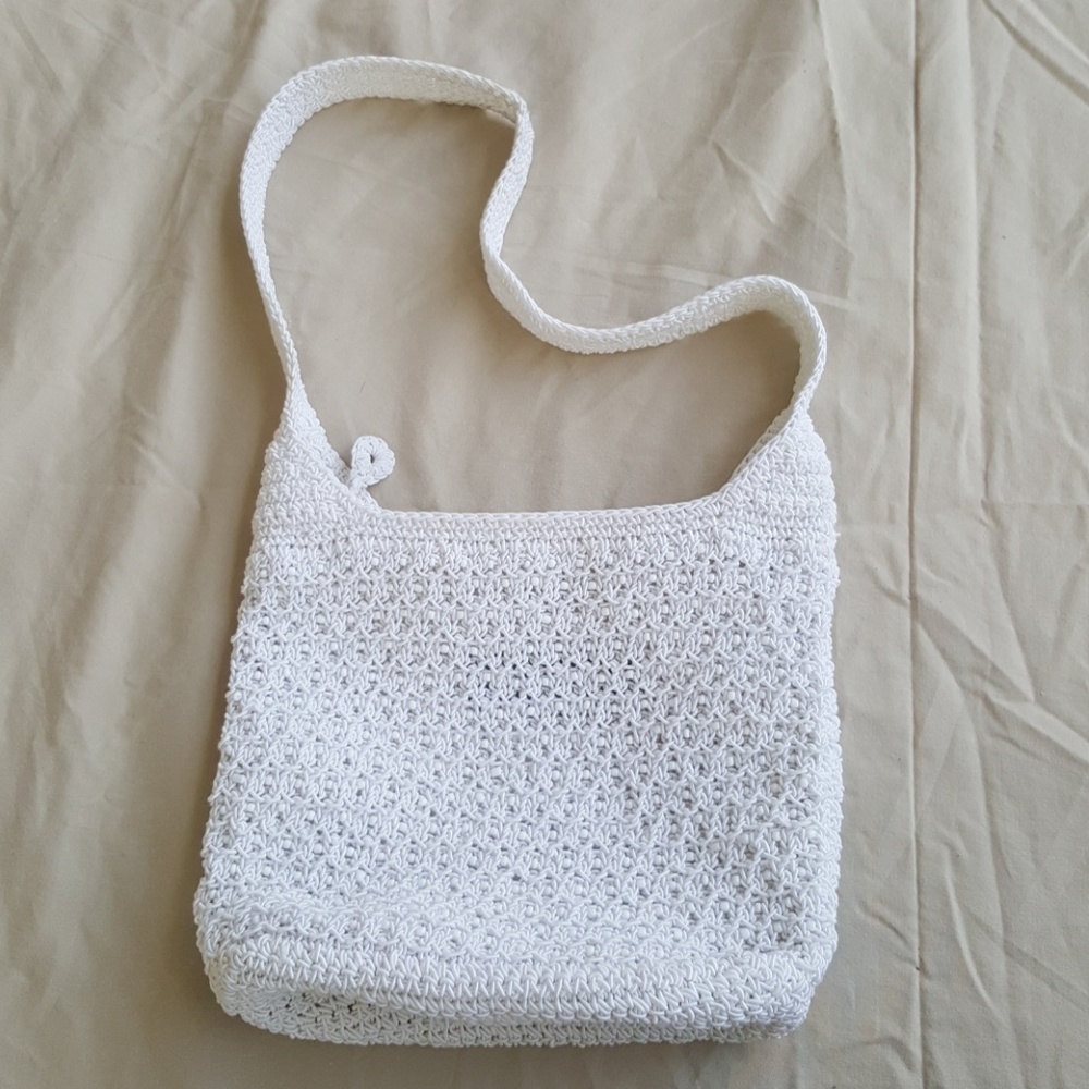 Xhilaration. White Crochet Mini Purse